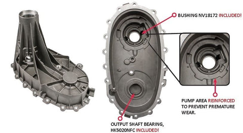 New Process NP261XHD NP263XHD transfer case UPGRADED rear housing