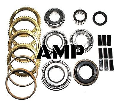 Ford Mustang Tremec TR3650 5 speed bearing kit with synchronizer rings